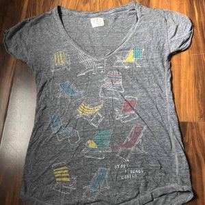 American Eagle Beach Chair Shirt